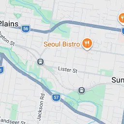 Map showing service coverage across Brisbane and Ipswich