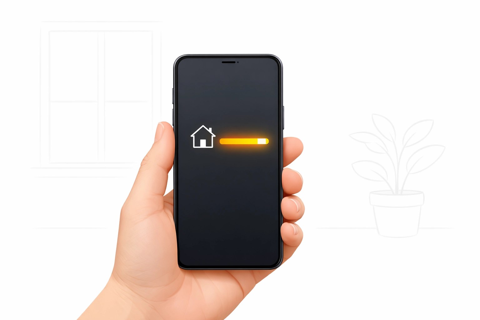 A smartphone displaying project progress through a custom home building client portal.