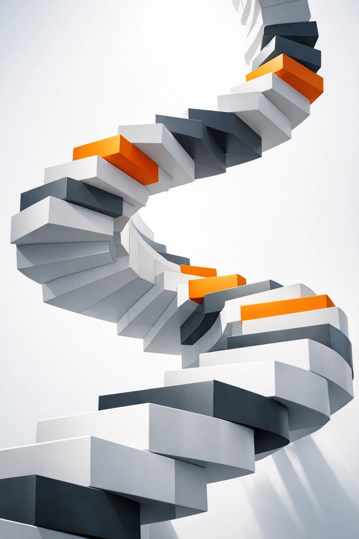 Upward path representing continuous leadership development journey and ongoing growth