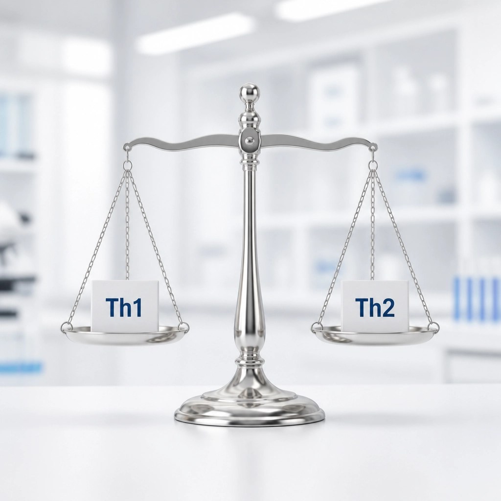 Th1 and Th2 Balance Visualization