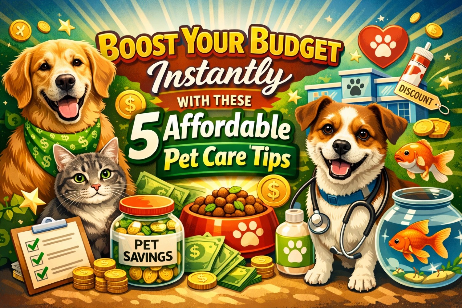 [HERO] Boost Your Budget Instantly with These 5 Affordable Pet Care Tips