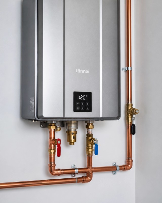 New tankless water heater installation showcasing high-value referral opportunities