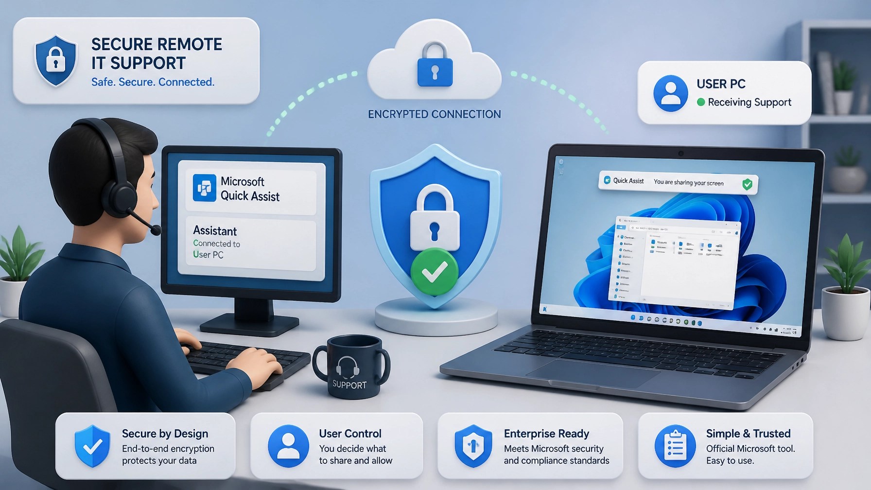 Remote IT Support Microsoft Quick Assist