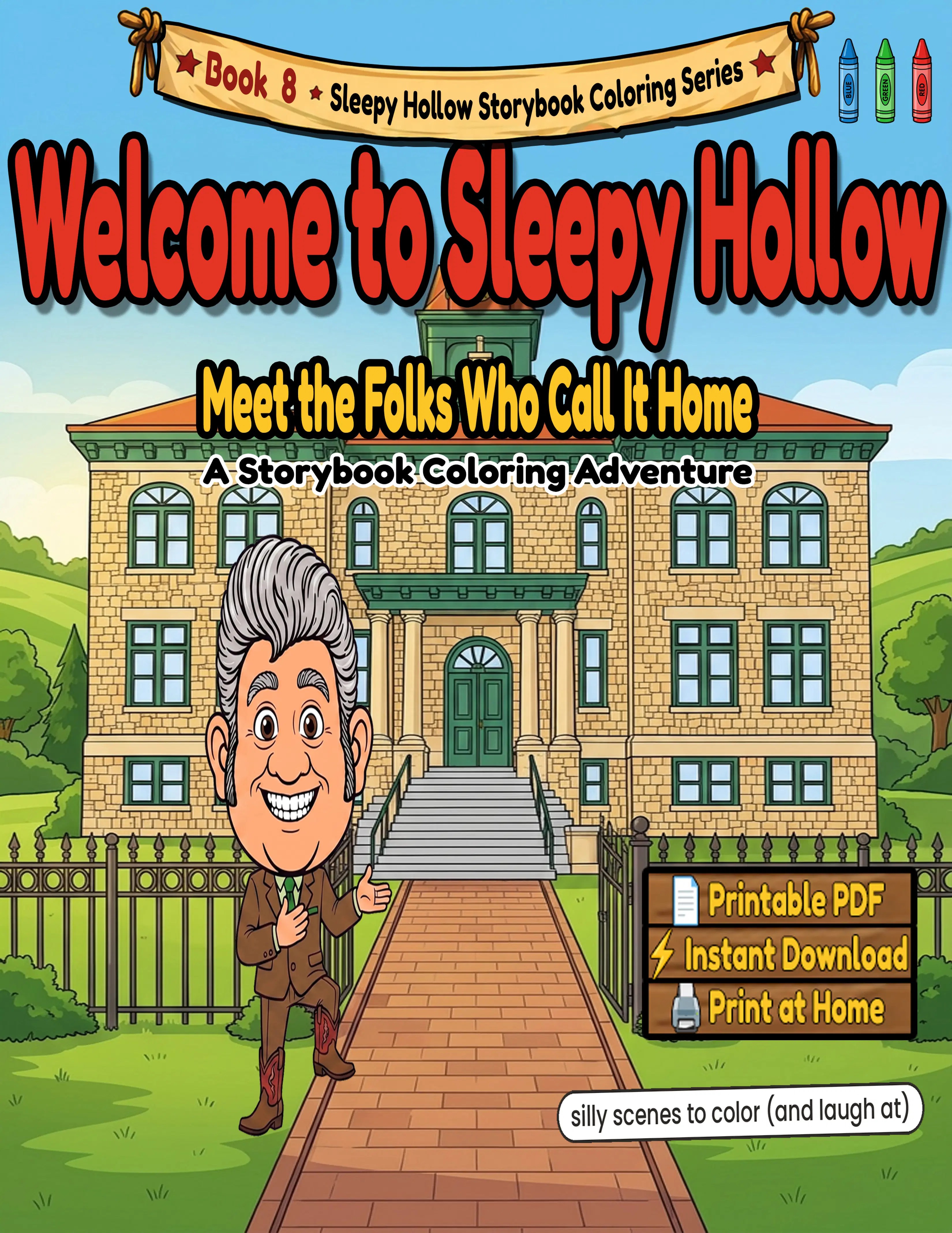 Welcome to Sleepy Hollow Storybook Coloring Series cover art