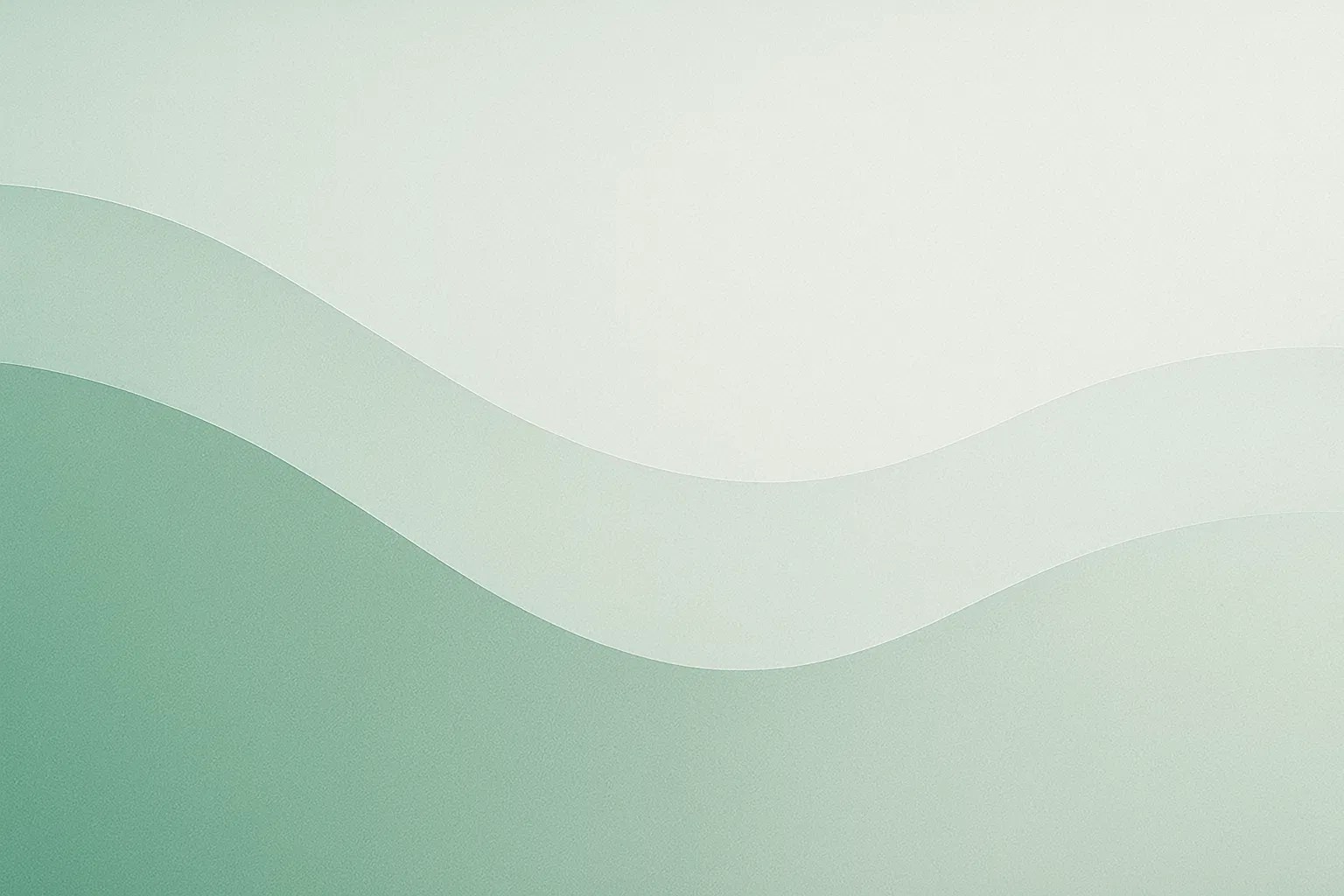 Abstract green and white wave design representing seamless workforce flow