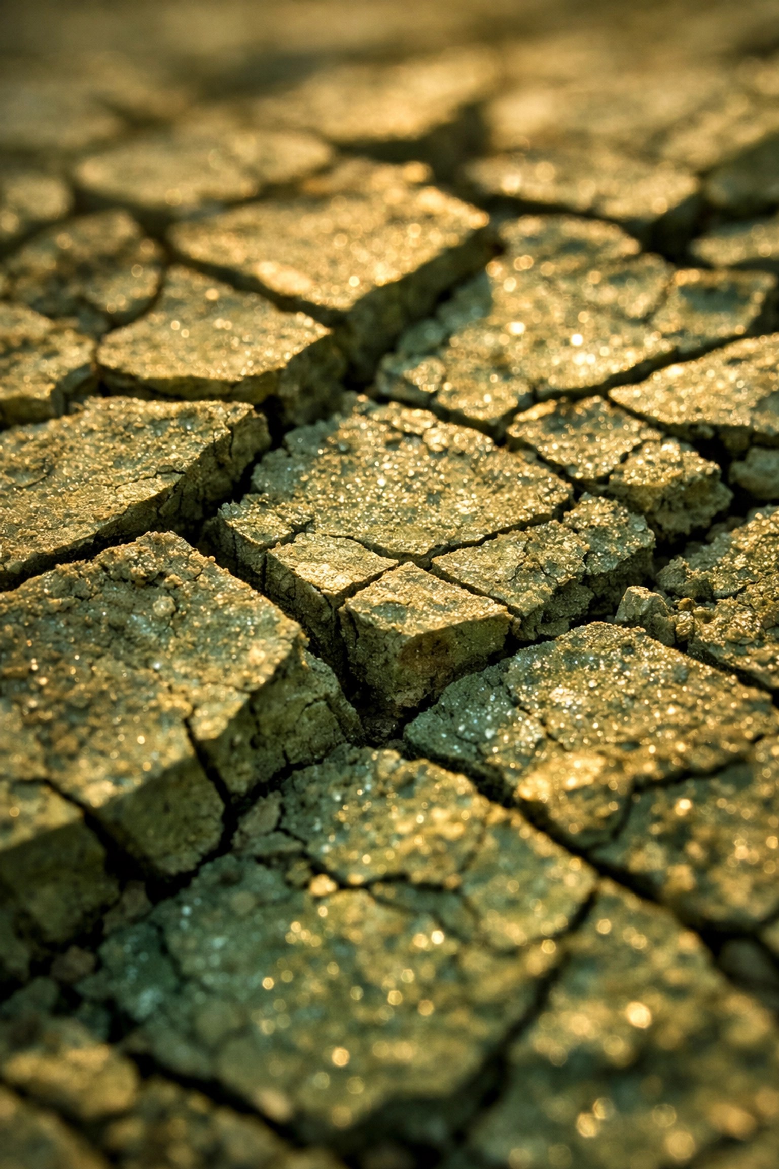 Macro view of raw French green illite clay highlighting its natural mineral structure and purity.