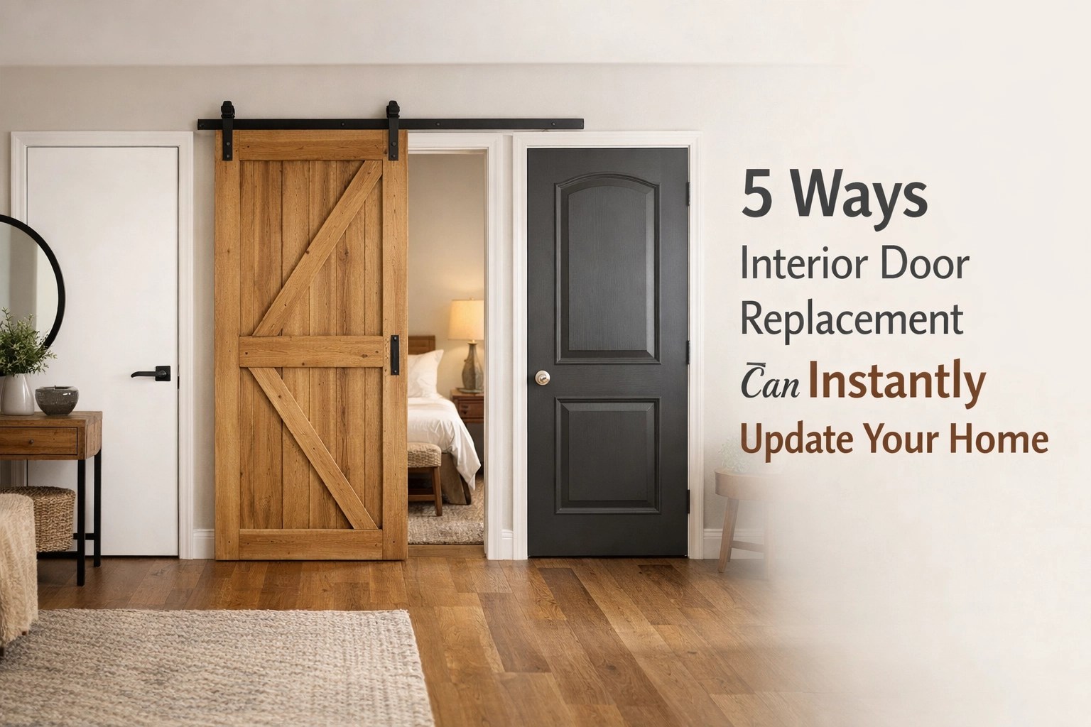 5 Ways Interior Door Replacement Can Instantly Update Your Home