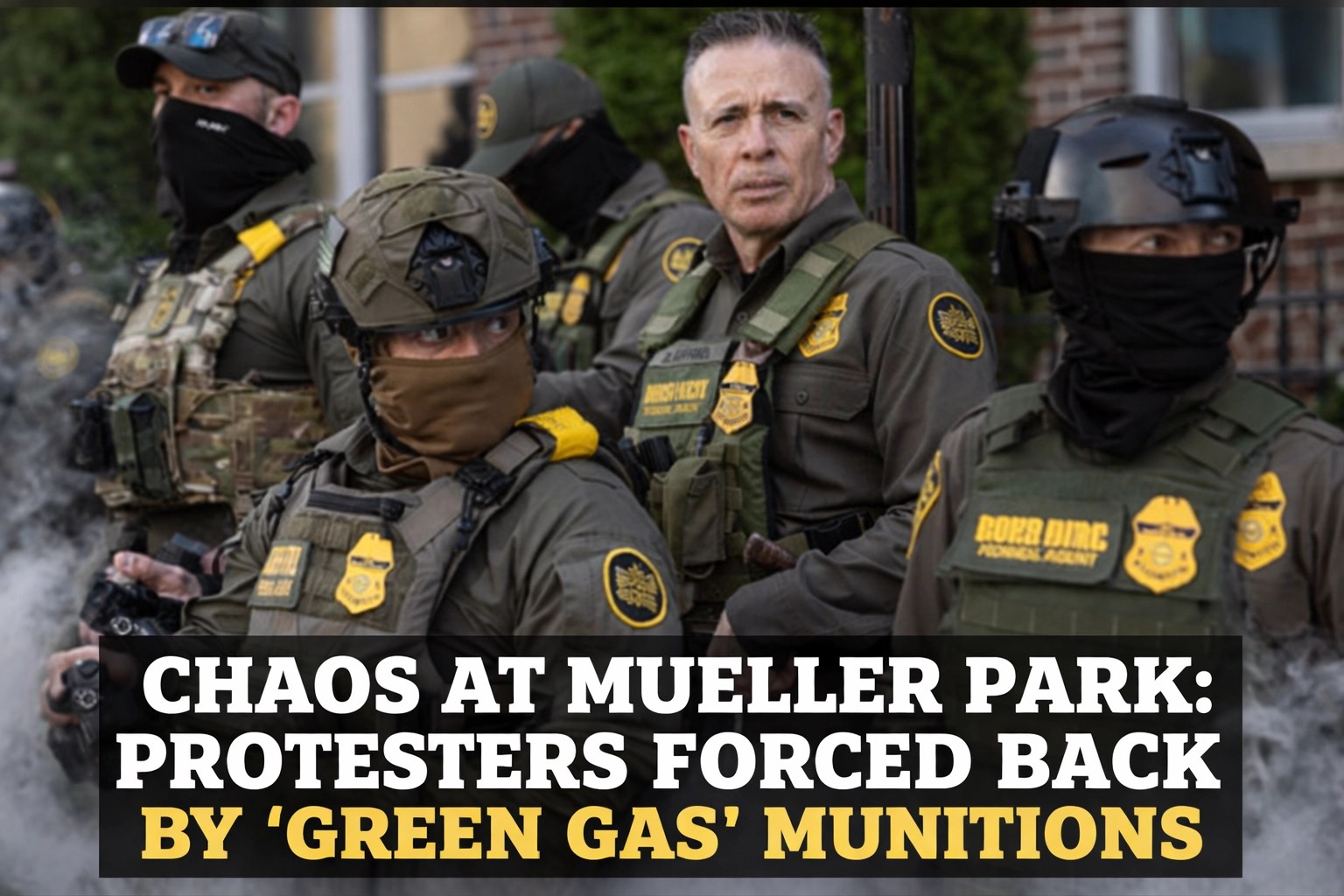 Protesters in Minneapolis park retreat through clouds of tear gas during Operation Metro Surge