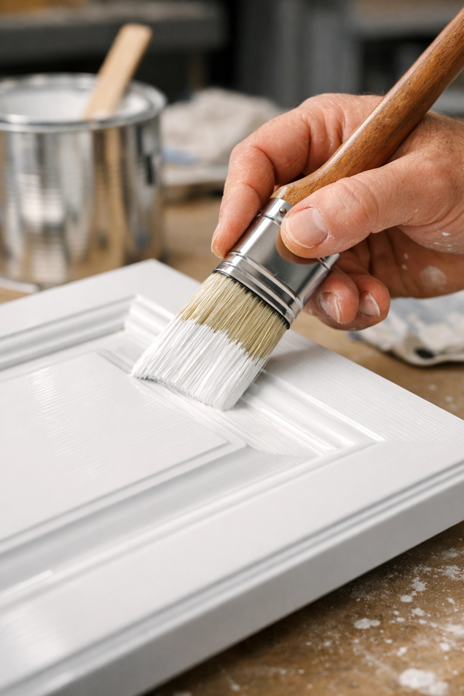 Professional cabinet painting process in Port St. Lucie