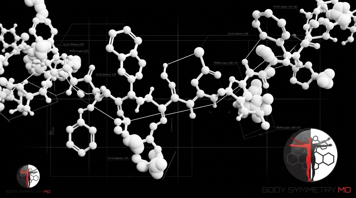 Peptide Molecular Chain Render