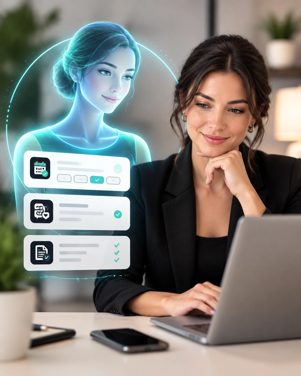 Nova, a MyGentic AI assistant supporting business administration and appointment coordination