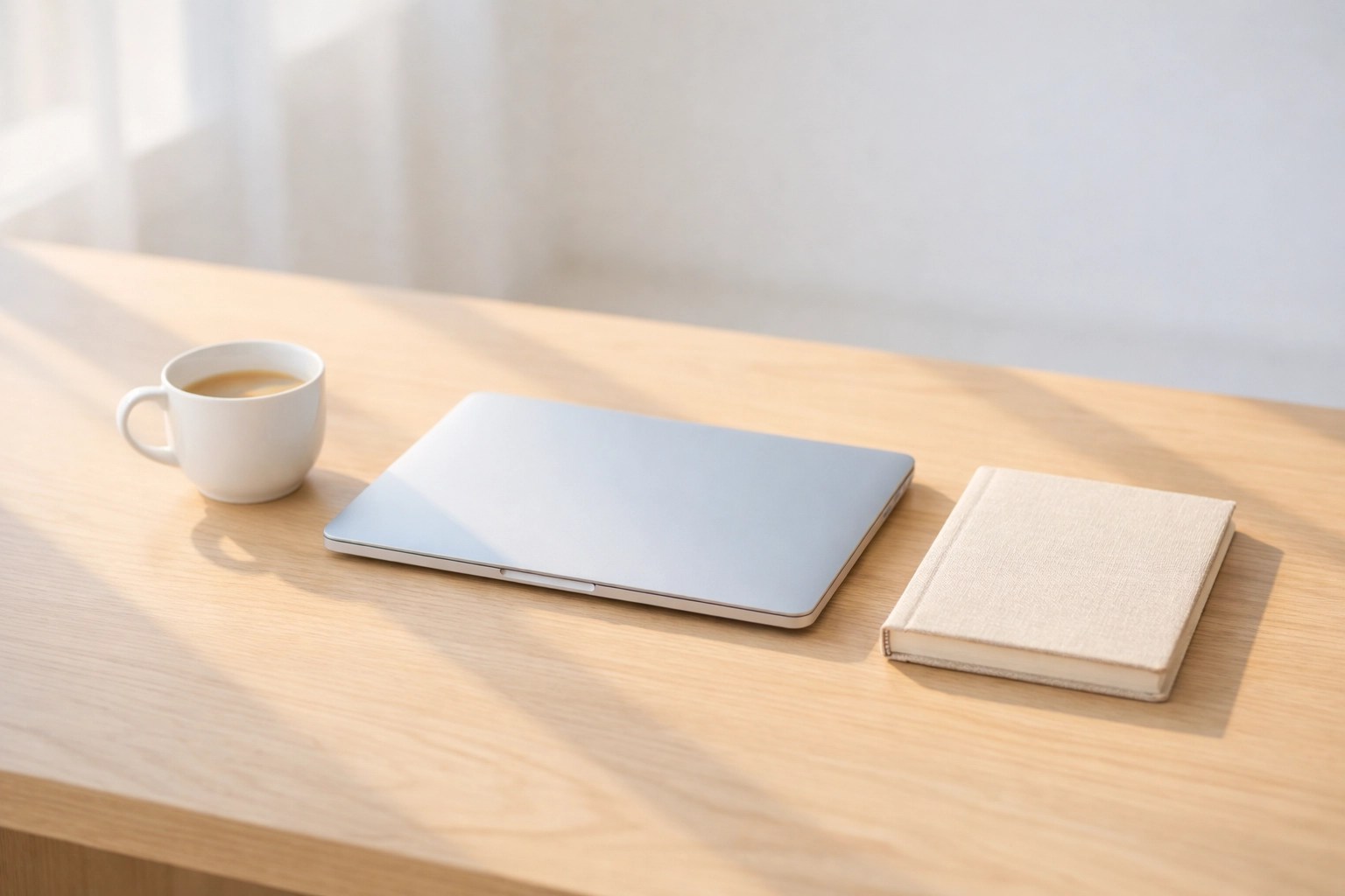 Clean, minimalist office workspace representing organized psychosocial hazard management and workplace regulation.