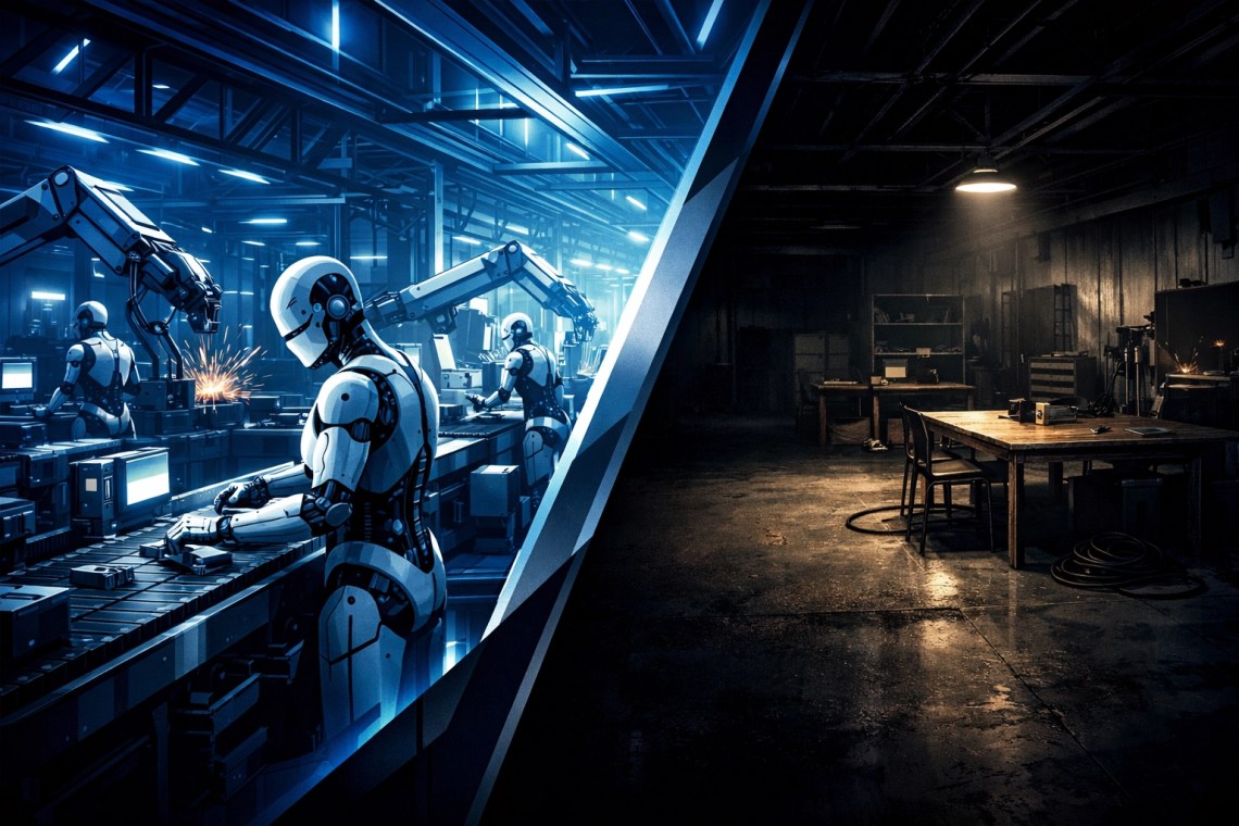AI robots and automation transforming economic productivity