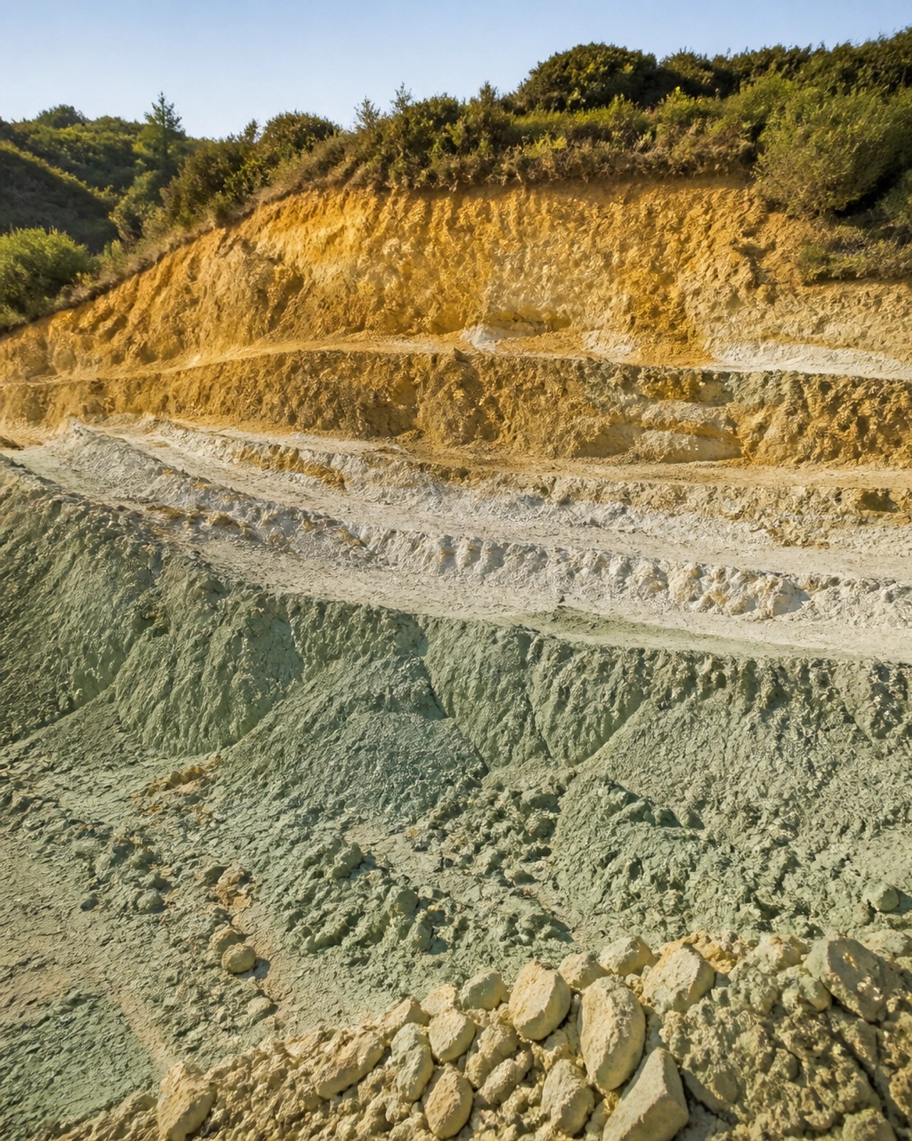 Nature's source of French green clay