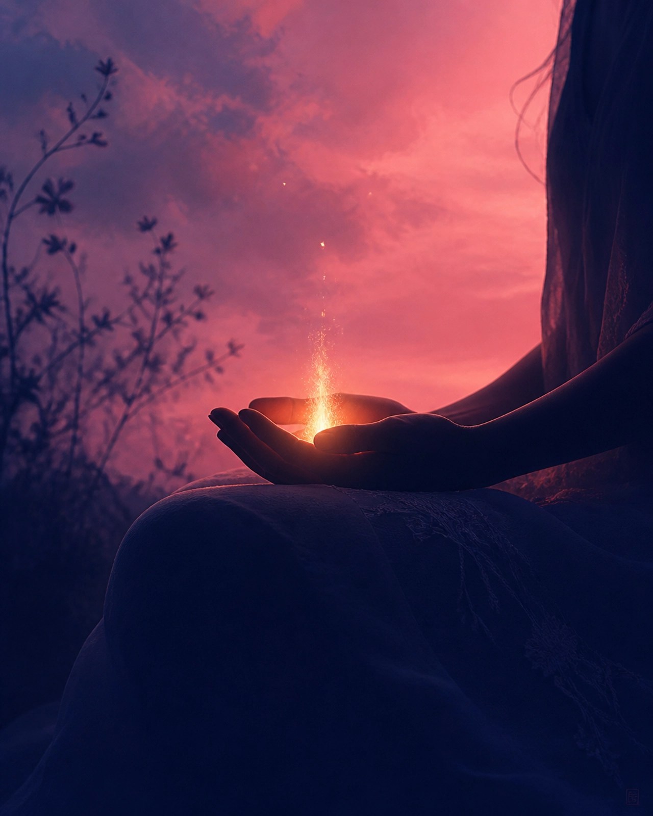 A gentle closing prayer to anchor the day