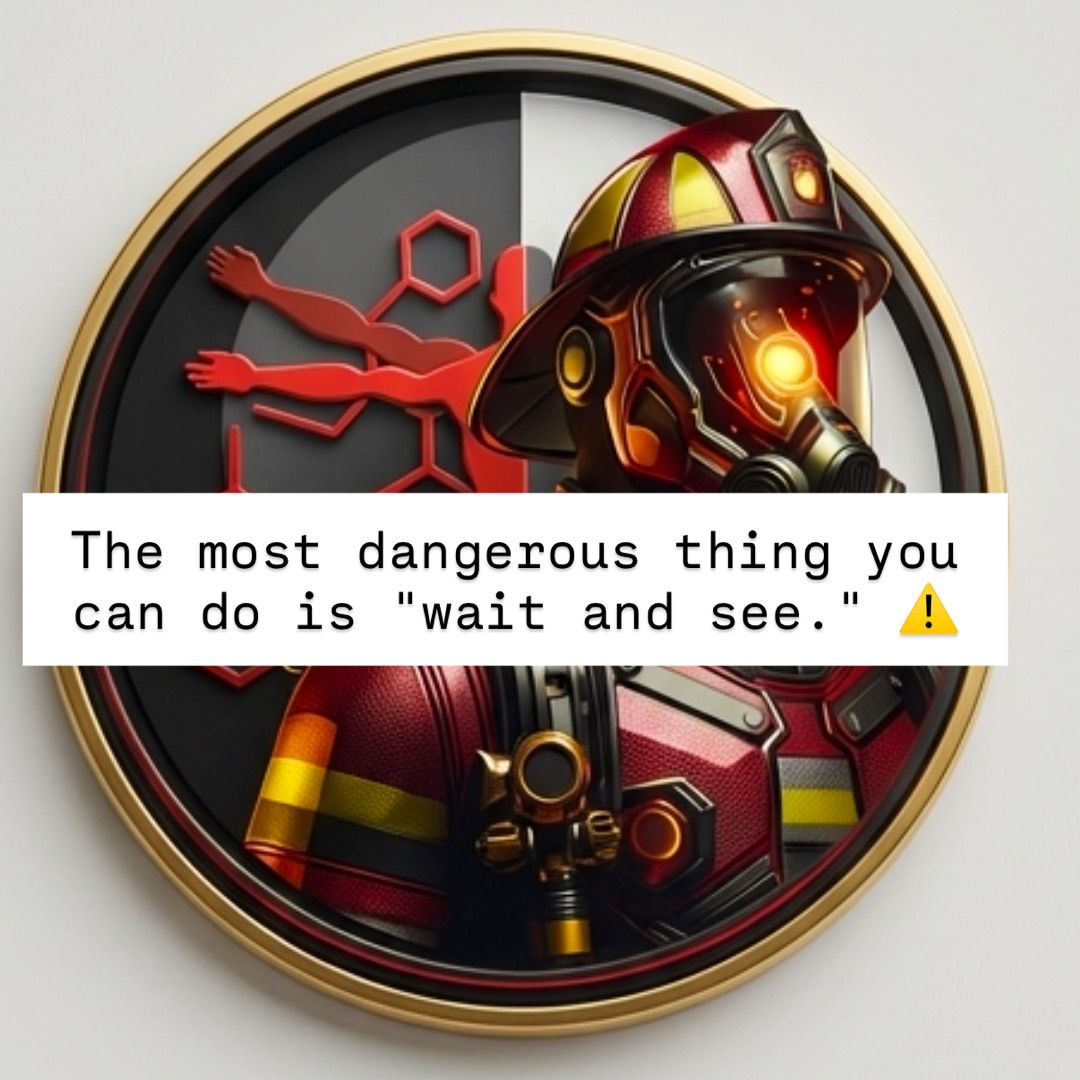 The most dangerous thing you can do is 'wait and see.'