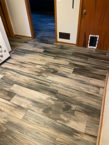 Mixed Flooring Room