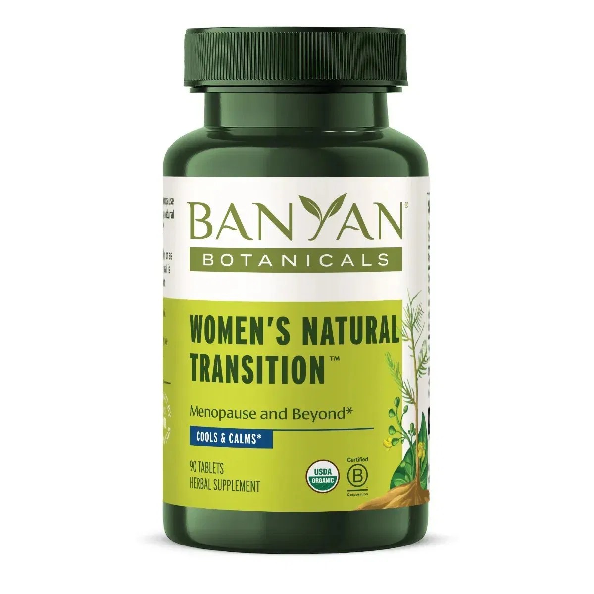 Suplemento herbal ayurvédico de Banyan Botanicals para la transición femenina, disponible en Sanación Ayurveda.