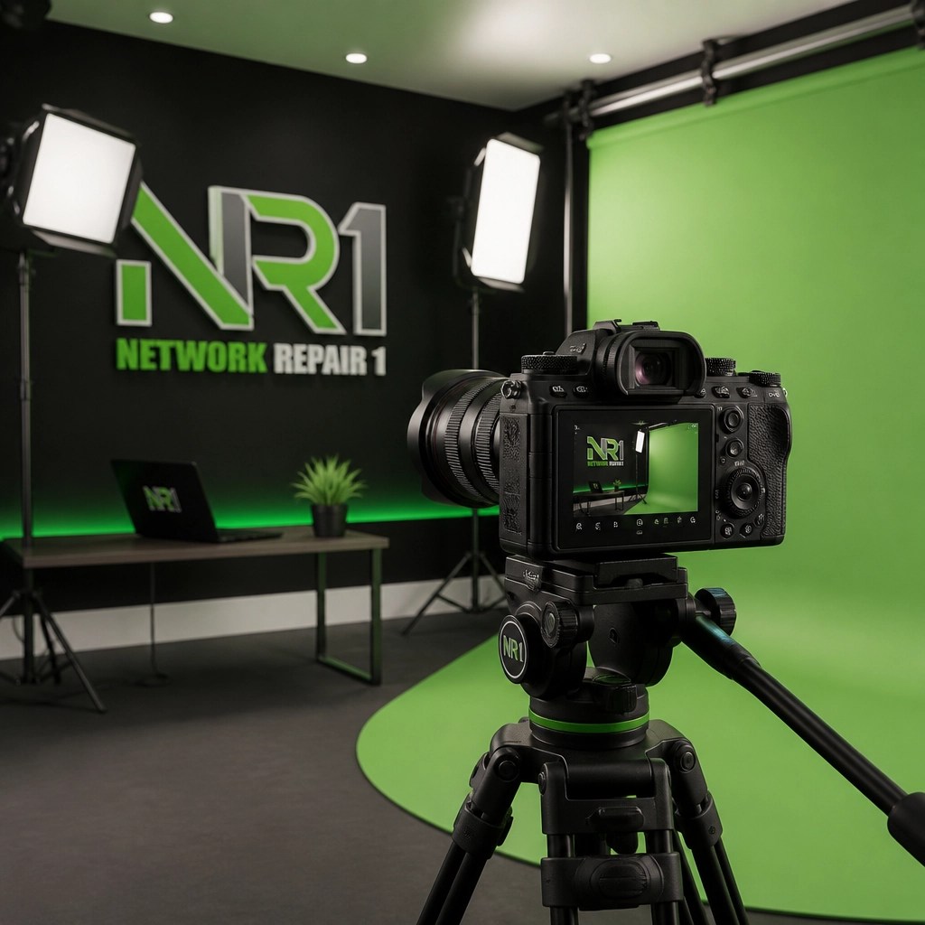 Professional camera setup for high-end digital content creation