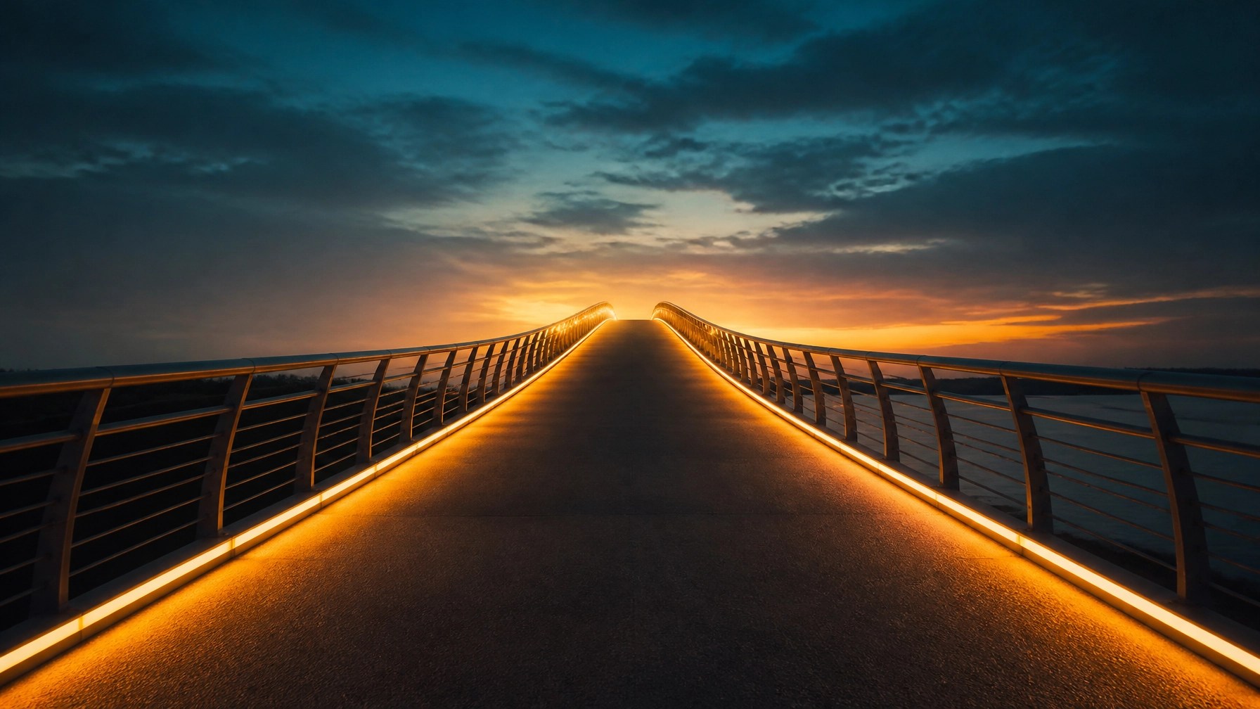 A pathway leading toward a bright career horizon.
