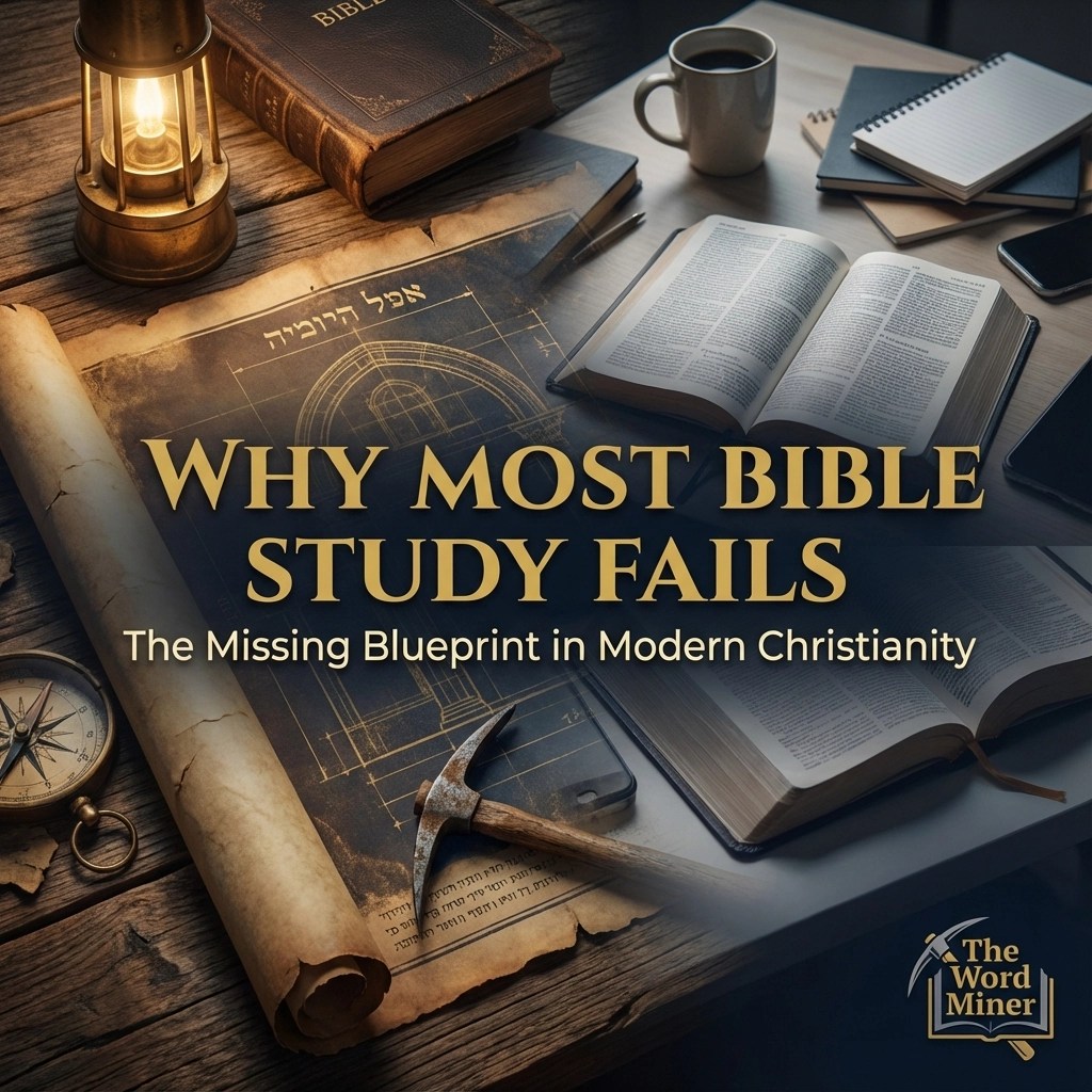 Airplane manual analogy illustrating how to study the Bible with the right blueprint