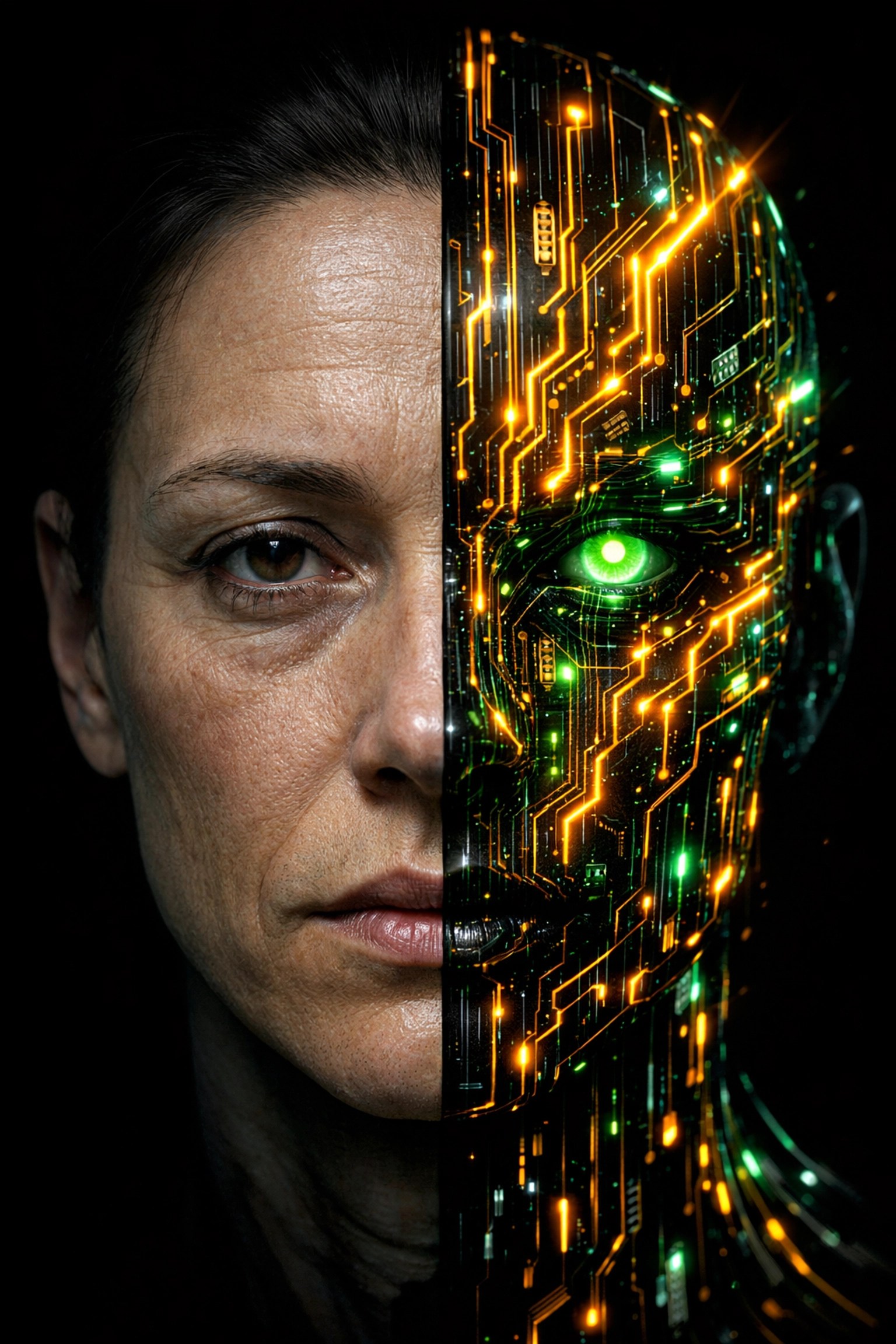 A face showing skin stress and digital overload, illustrating the need for a deep clean recovery with healing clay.