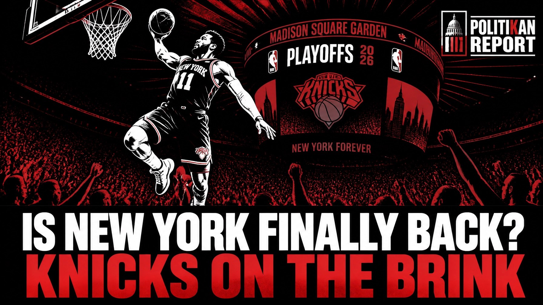 Knicks vs Cavs Playoff Image