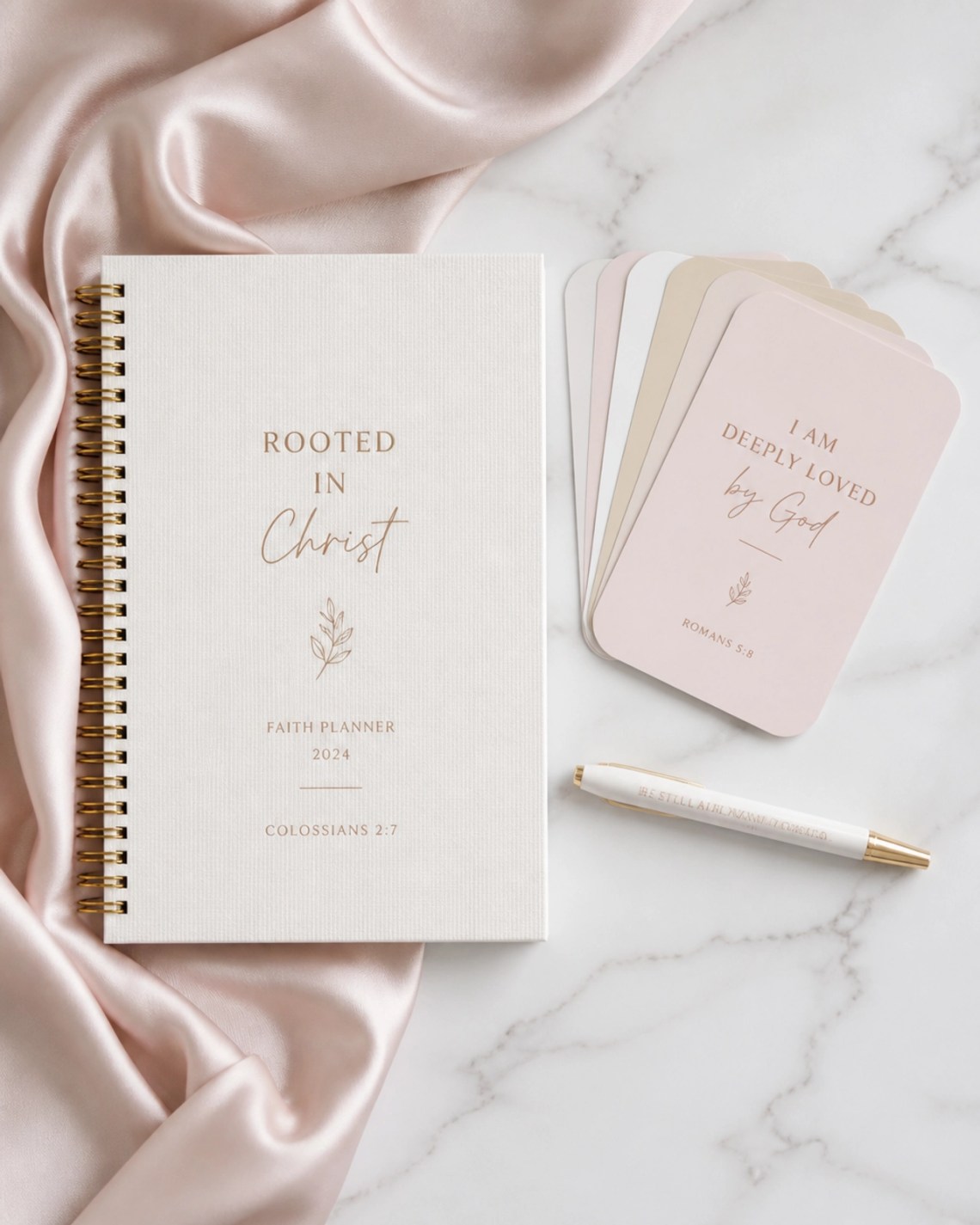 Christian stationery items and affirmation cards