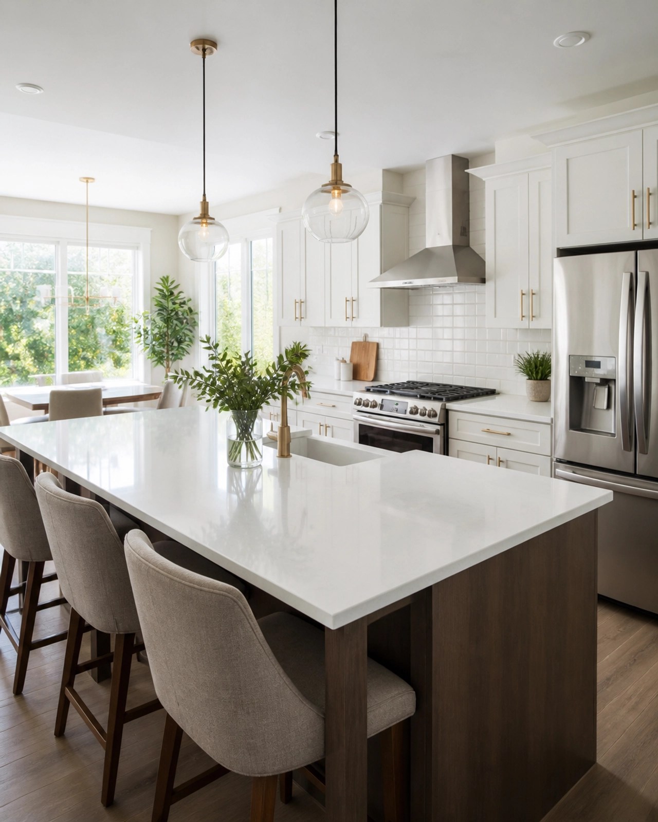 Modern kitchen interior representing the quality of homes for sale in Miamisburg.