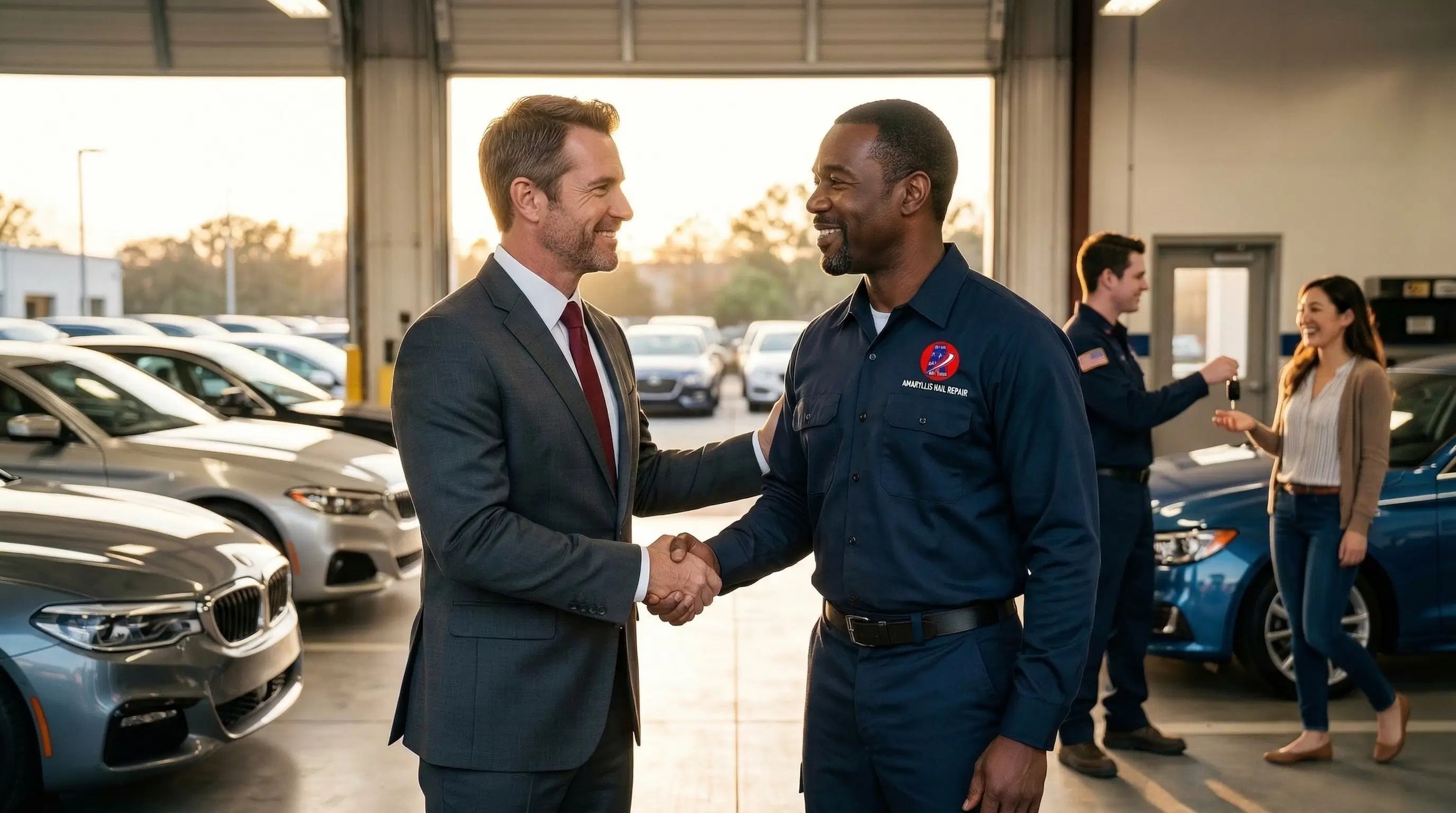 Dealership Partnership Handshake