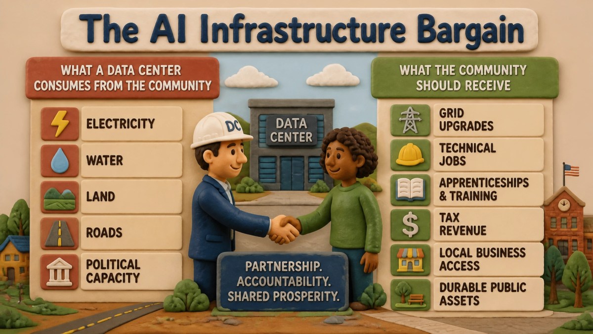 The AI Infrastructure Bargain: what communities provide and what they should receive