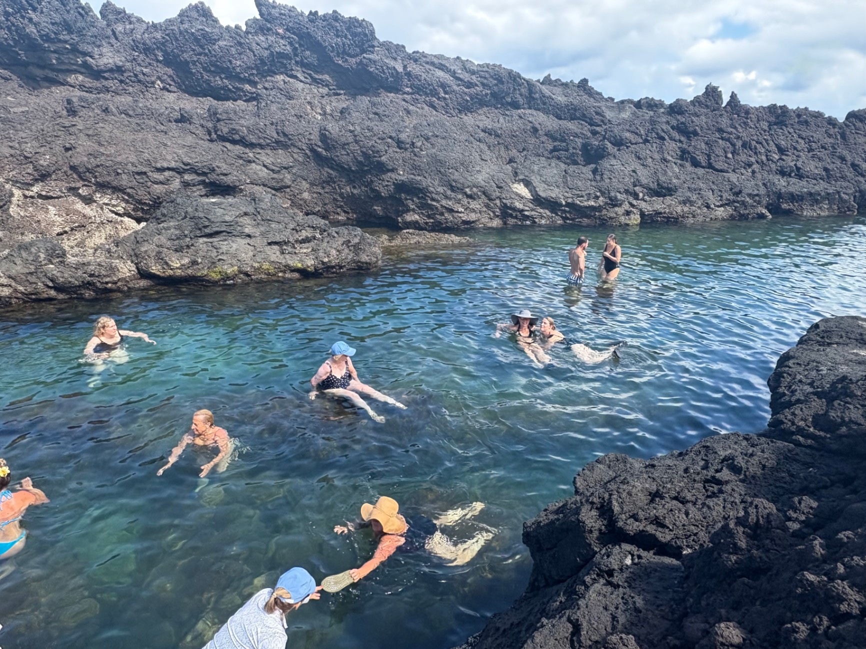 Volcanic Rock Pool Wellness Experience