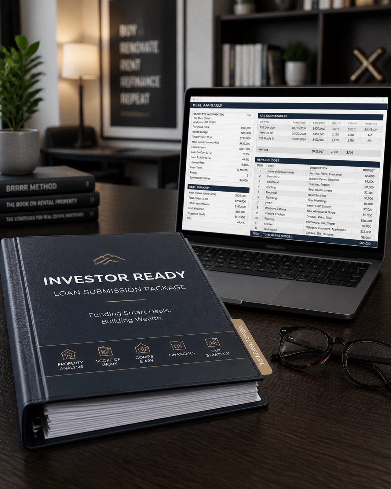 Investor ready loan submission package and workspace