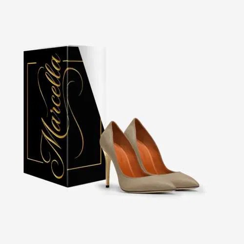 Elegant beige pointed-toe heels handcrafted in Italy, reflecting timeless luxury.