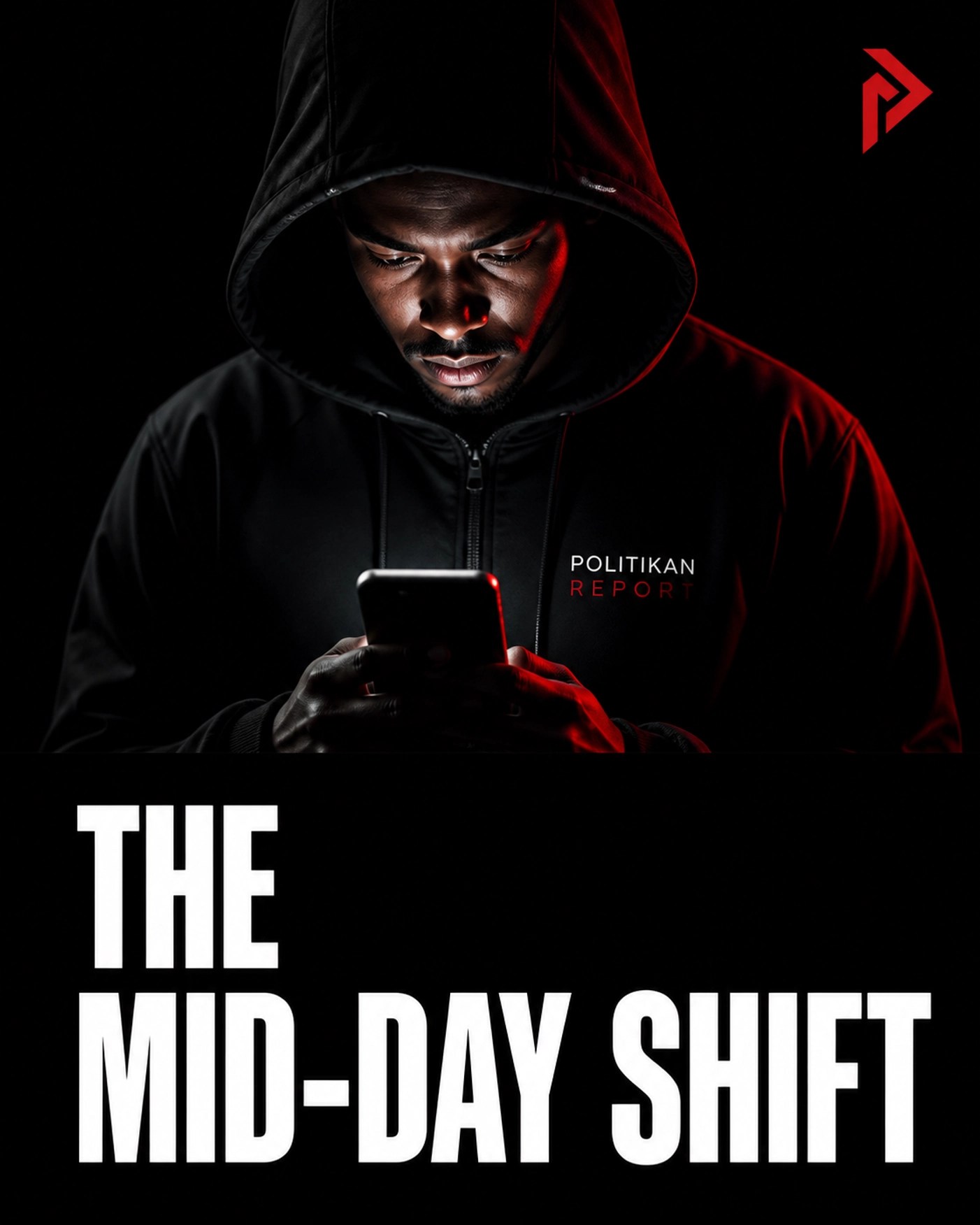 Person checking breaking news on a smartphone, highlighting the mid-day digital cultural shift.