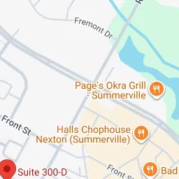 Cropped map highlighting local business locations, illustrating the importance of location-based features and map integrations.