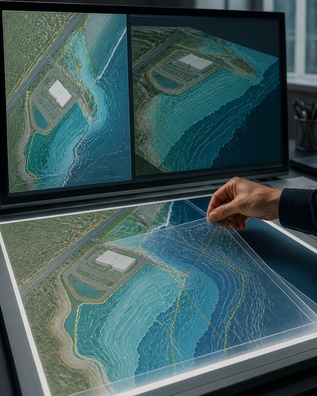 Technical GIS and site plan review for a New Jersey flood-resilience permit