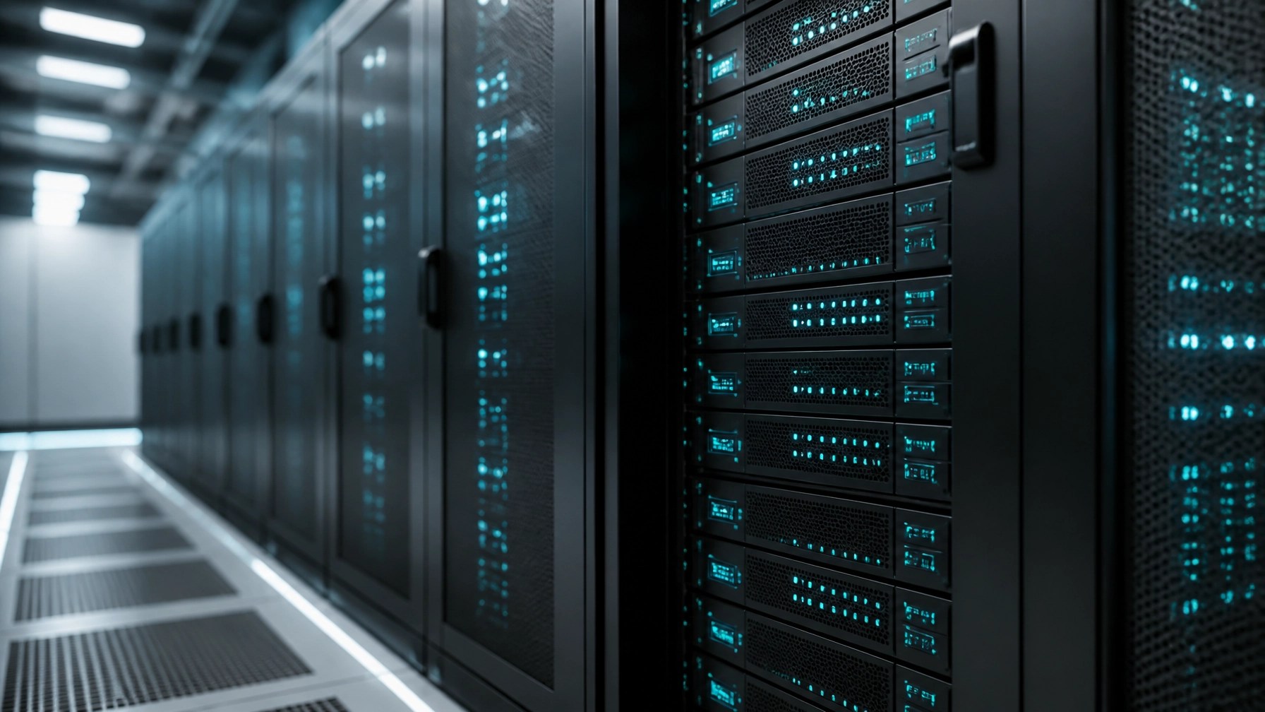 Modern high-tech server room representing resilient digital infrastructure