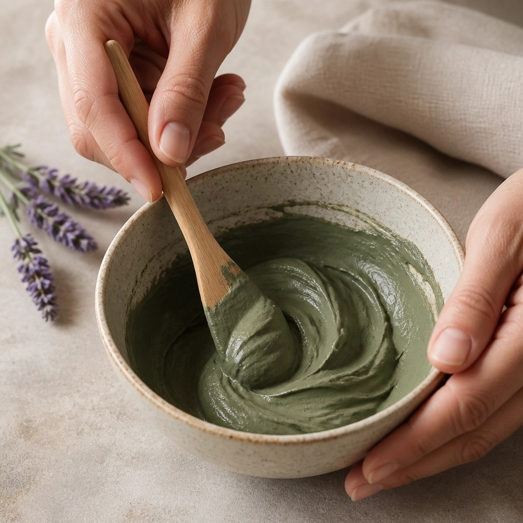 Preparing a fresh clay paste