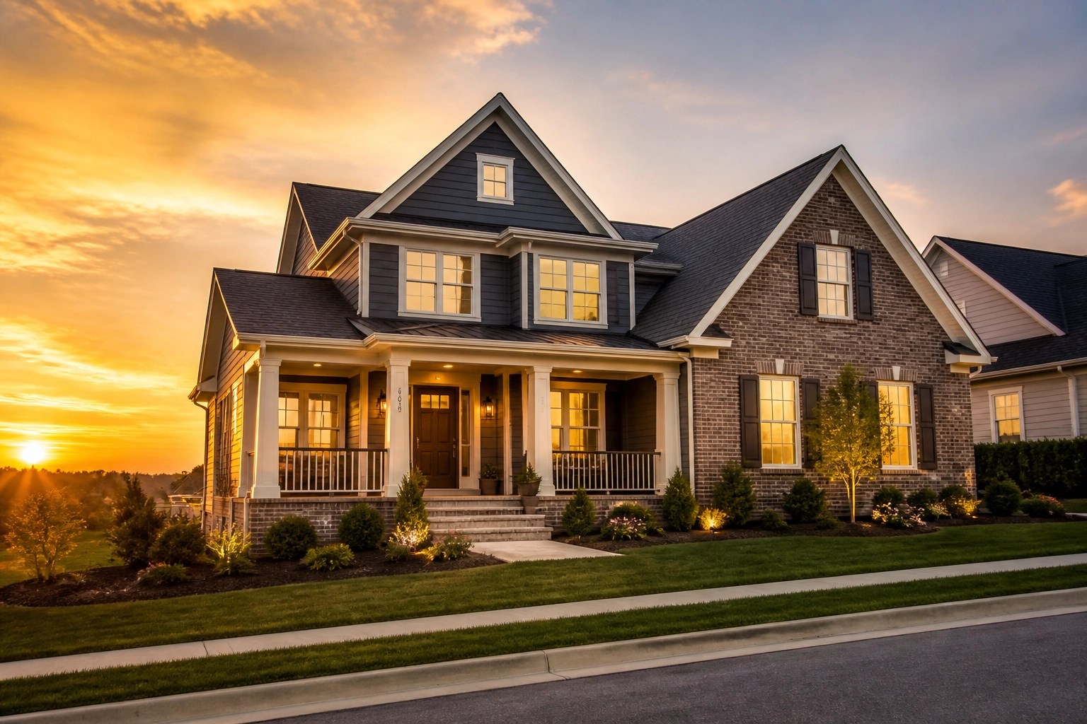 Contemporary craftsman home in Greene County Ohio, showcasing premium residential real estate and homes for sale.