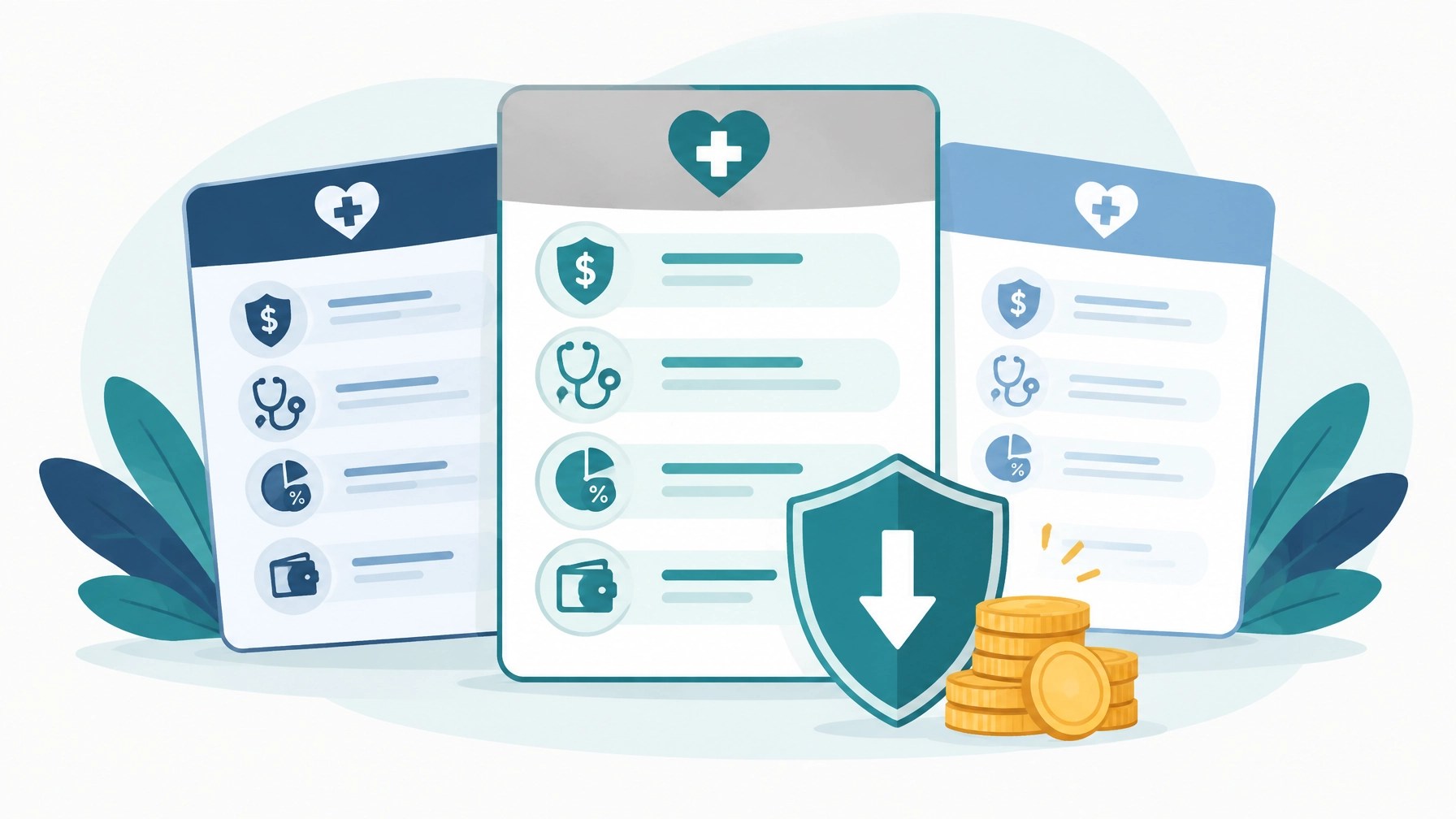 Illustration of a Silver health plan with lower out-of-pocket costs