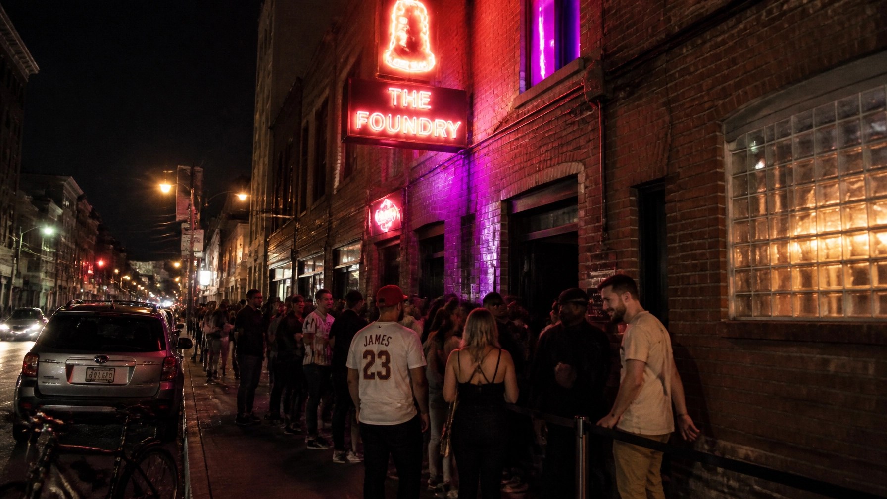 The Foundry in Philadelphia at night, a popular music venue for rising stars
