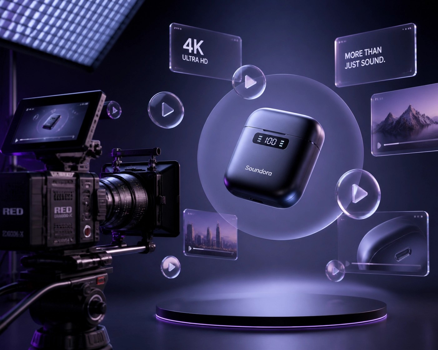 Professional video production setup for high-quality Amazon and Shopify product videos.