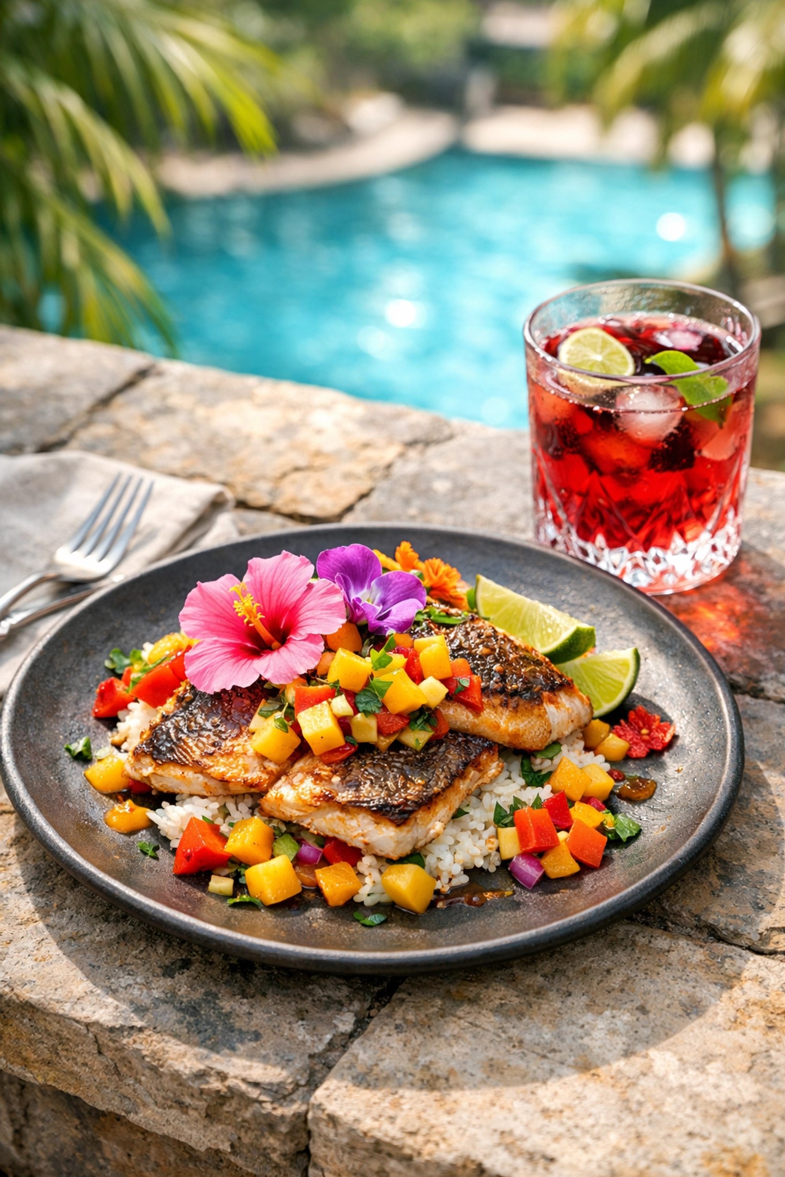 Healthy jungle-to-table dining at Alila Mayakoba, part of a custom tour planning itinerary.