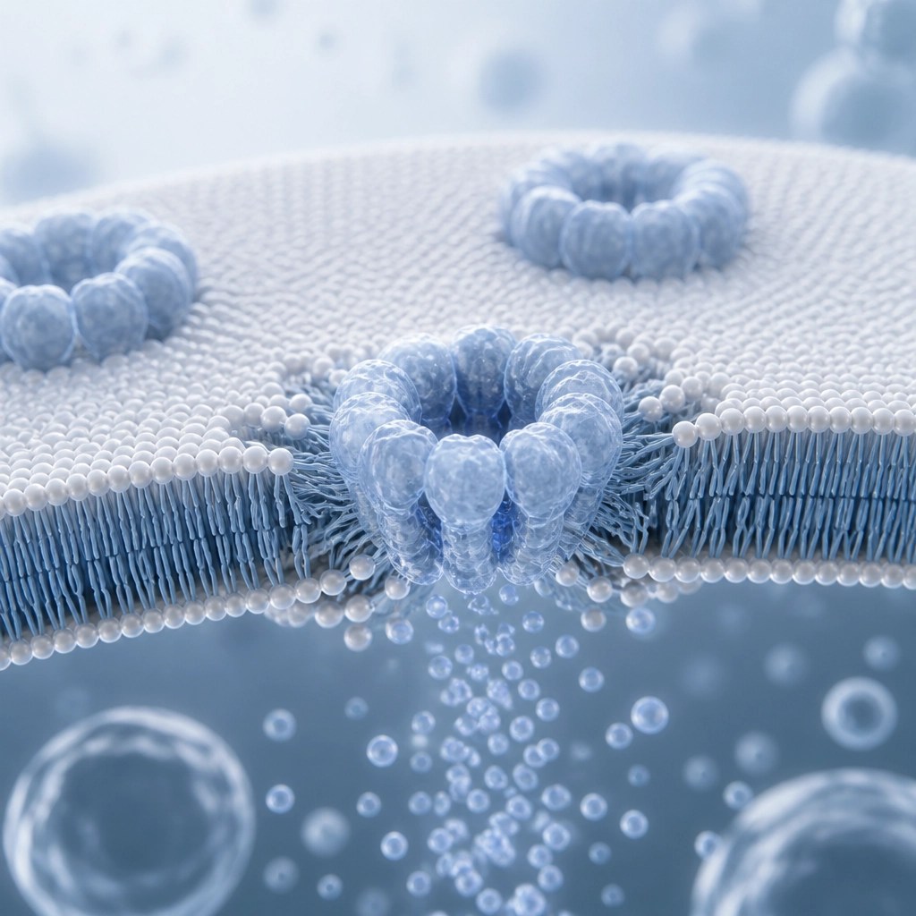 Microscopic View of Selective Membrane Lysis