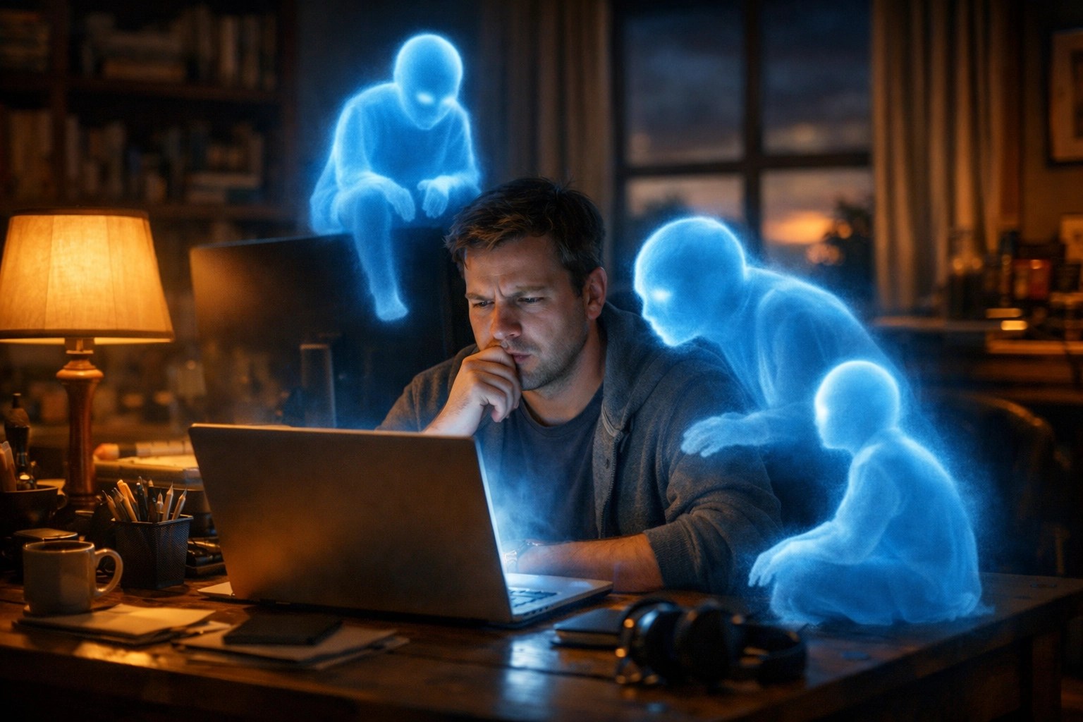 Computer user facing slow performance caused by invisible background programs and high memory usage.