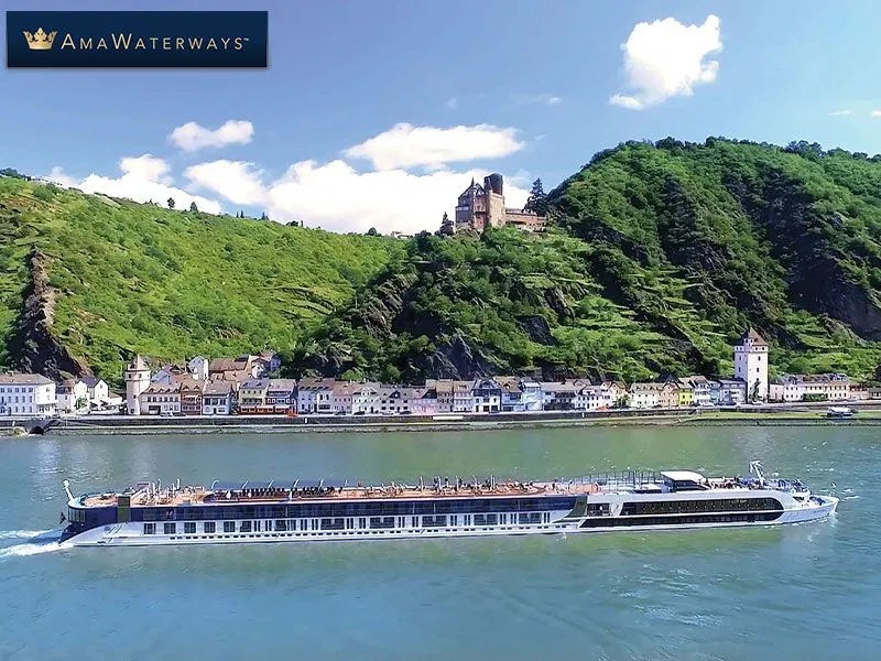 AMA Waterways river cruise ship on the Rhine River