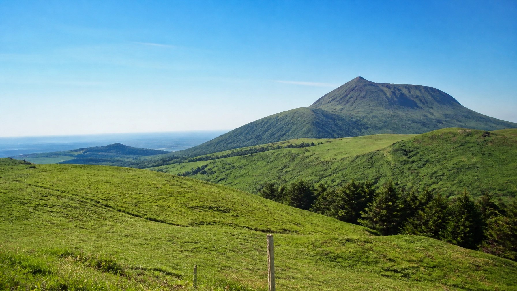 The volcanic region of France where high-quality clay originates