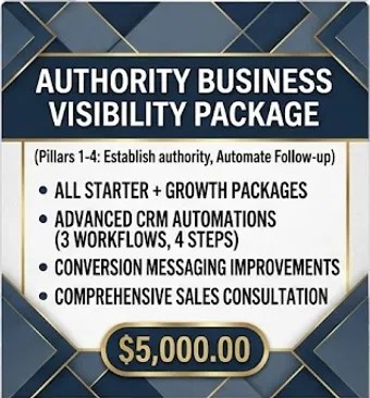 Amaryllis Digital Studio Authority Business Visibility Package