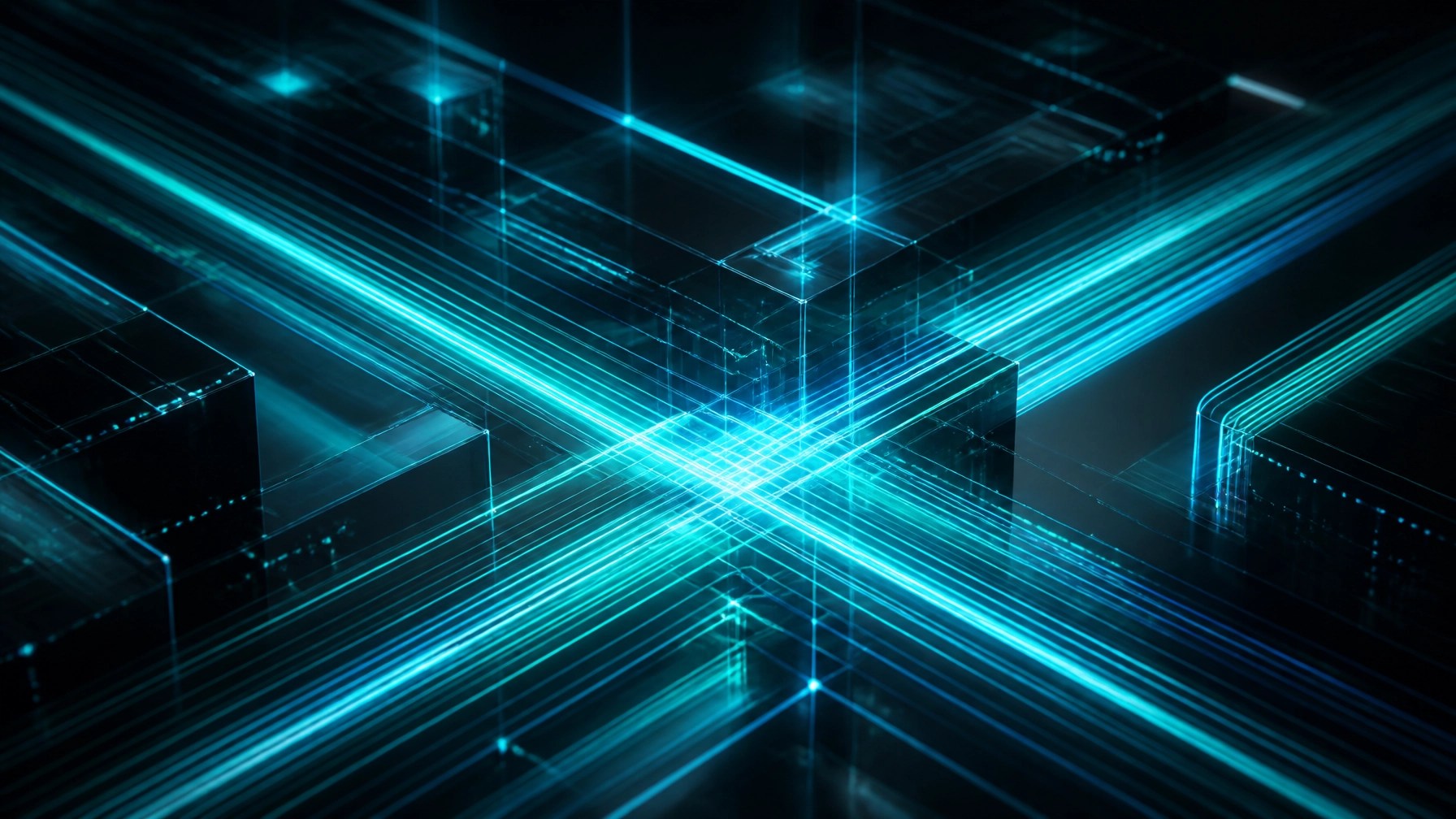 Abstract tech visual representing seamless data flow and secure digital infrastructure